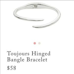 NEW Toujours Small Silver hinge bracelet